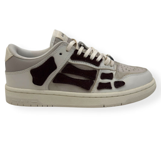 AMIRI WOMENS SKEL TOP SNEAKER BIRCH BROWN UK5