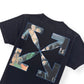 OFF-WHITE CARAVAGGIO PAINTING SHORT SLEEVE T-SHIRT BLACK M