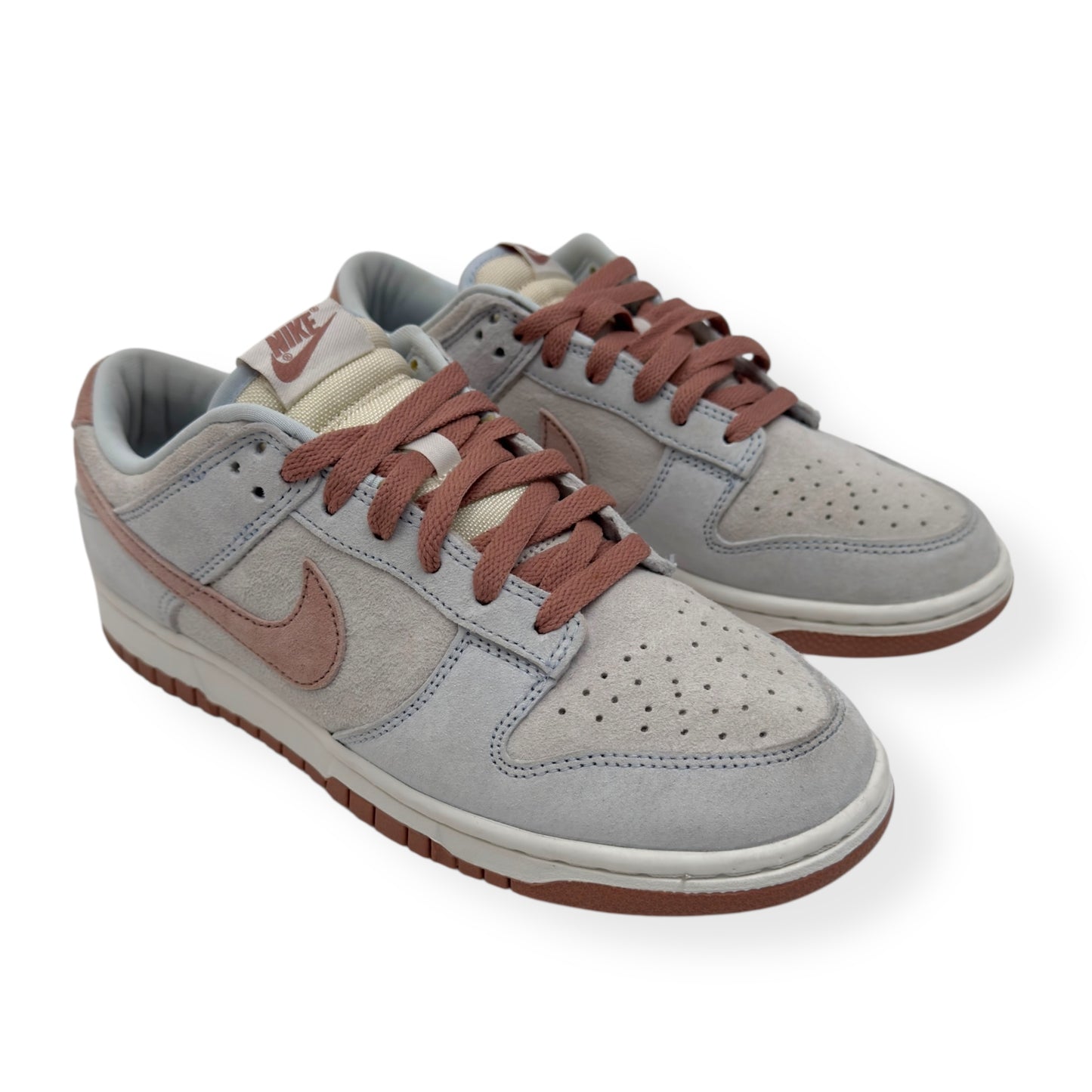 NIKE DUNK LOW TOP SNEAKER FOSSIL ROSE UK7