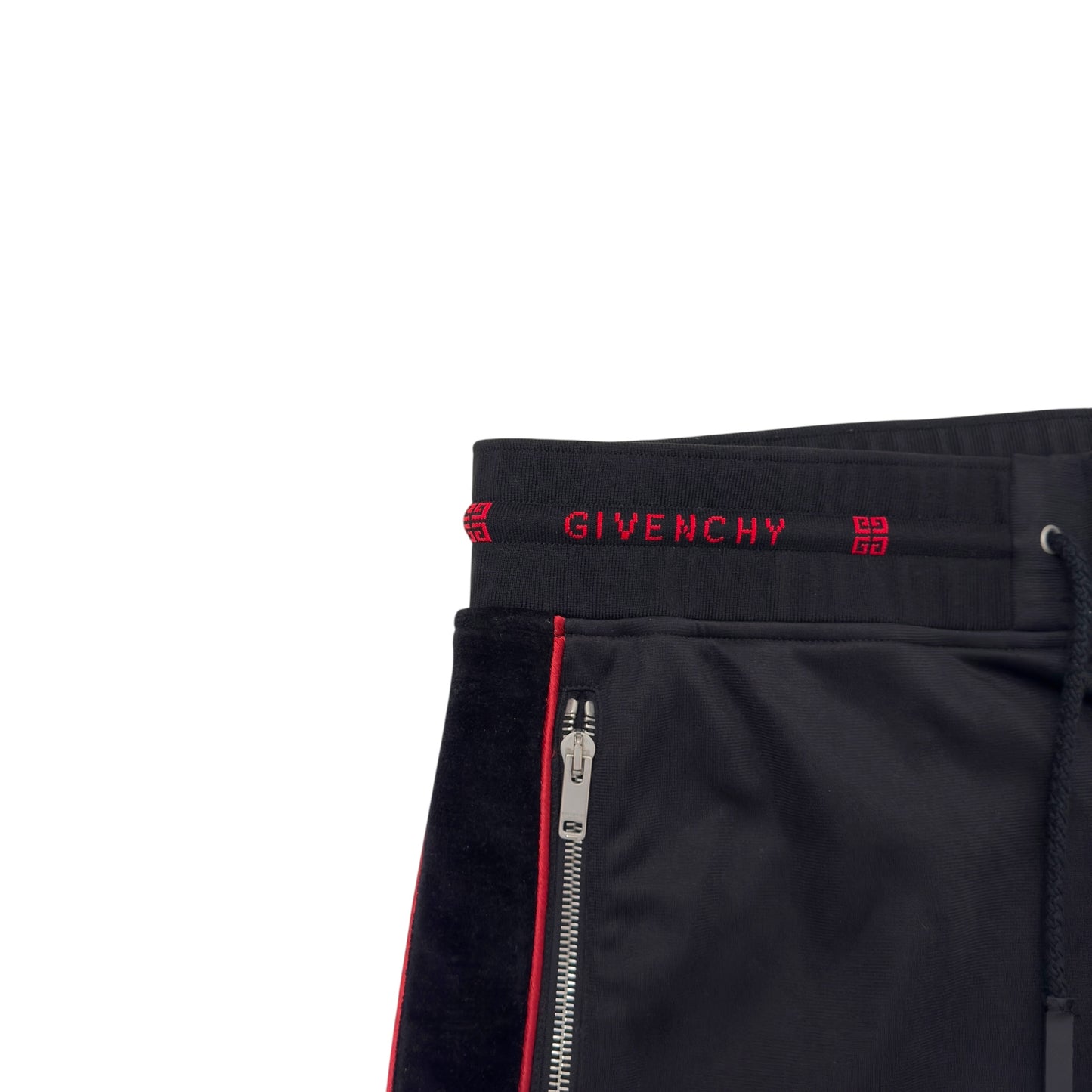 GIVENCHY TRACK PANTS BLACK / RED L