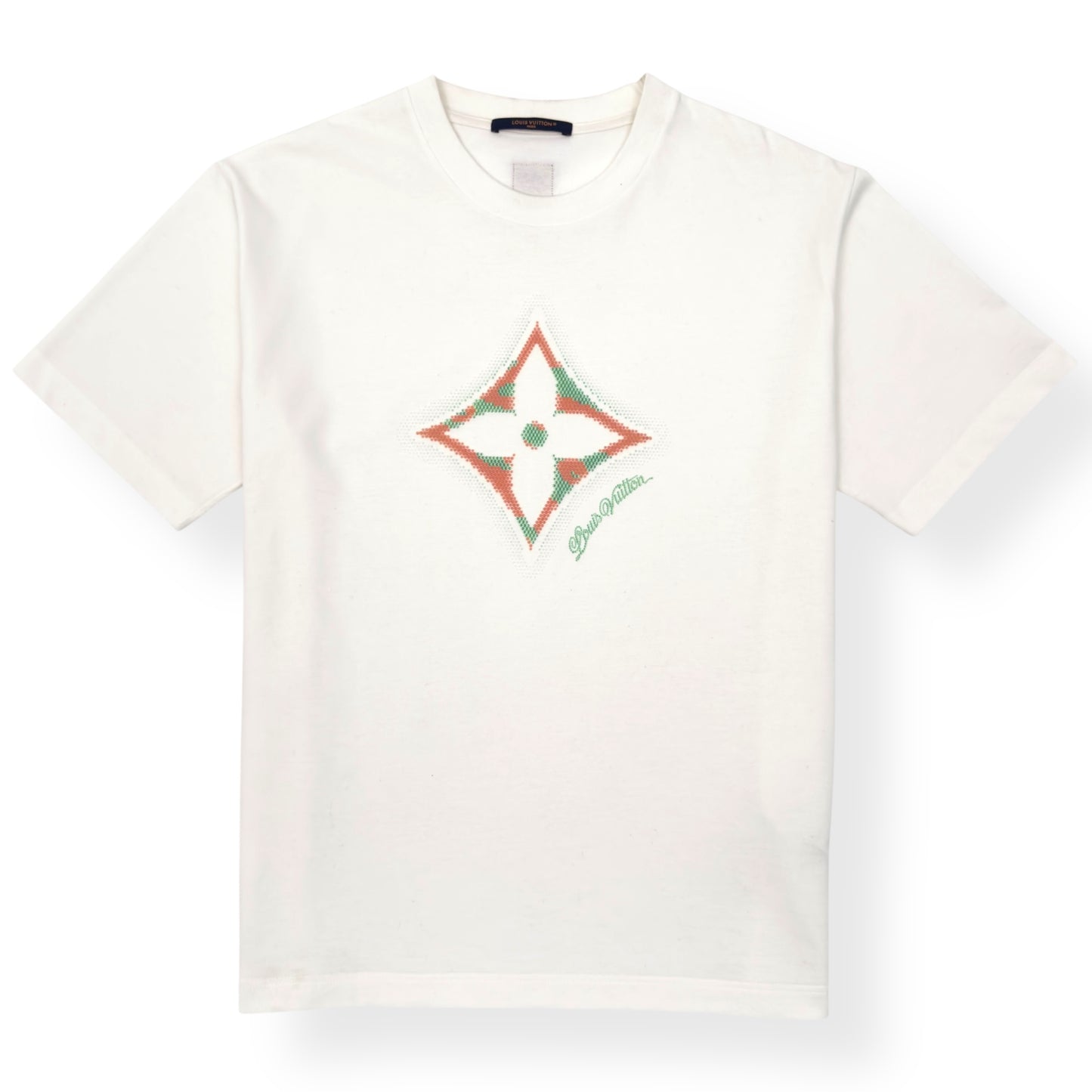 LOUIS VUITTON MONOGRAM FLOWER 3D GRADIENT PRINT T-SHIRT XL