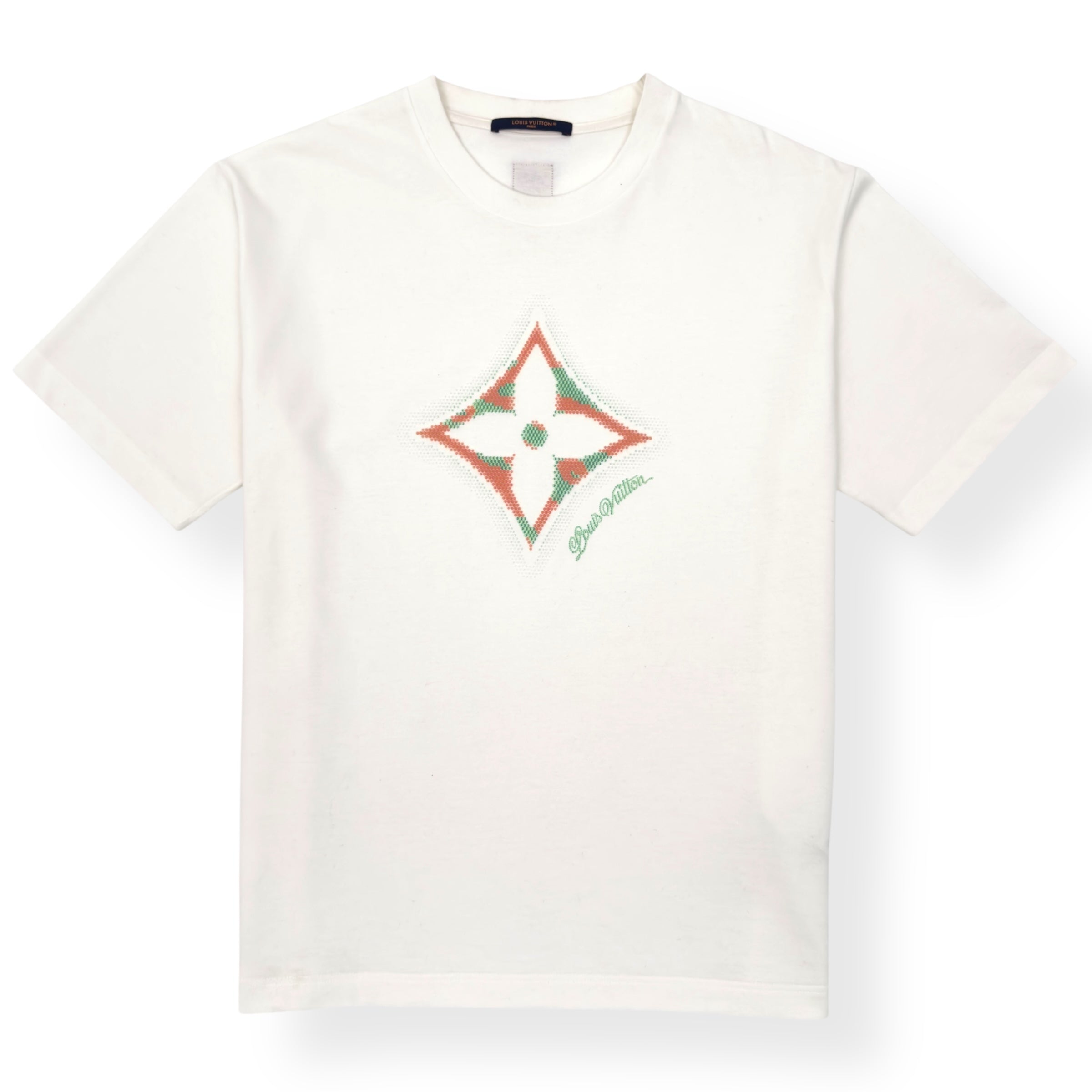 LOUIS VUITTON MONOGRAM FLOWER 3D GRADIENT PRINT T-SHIRT XL