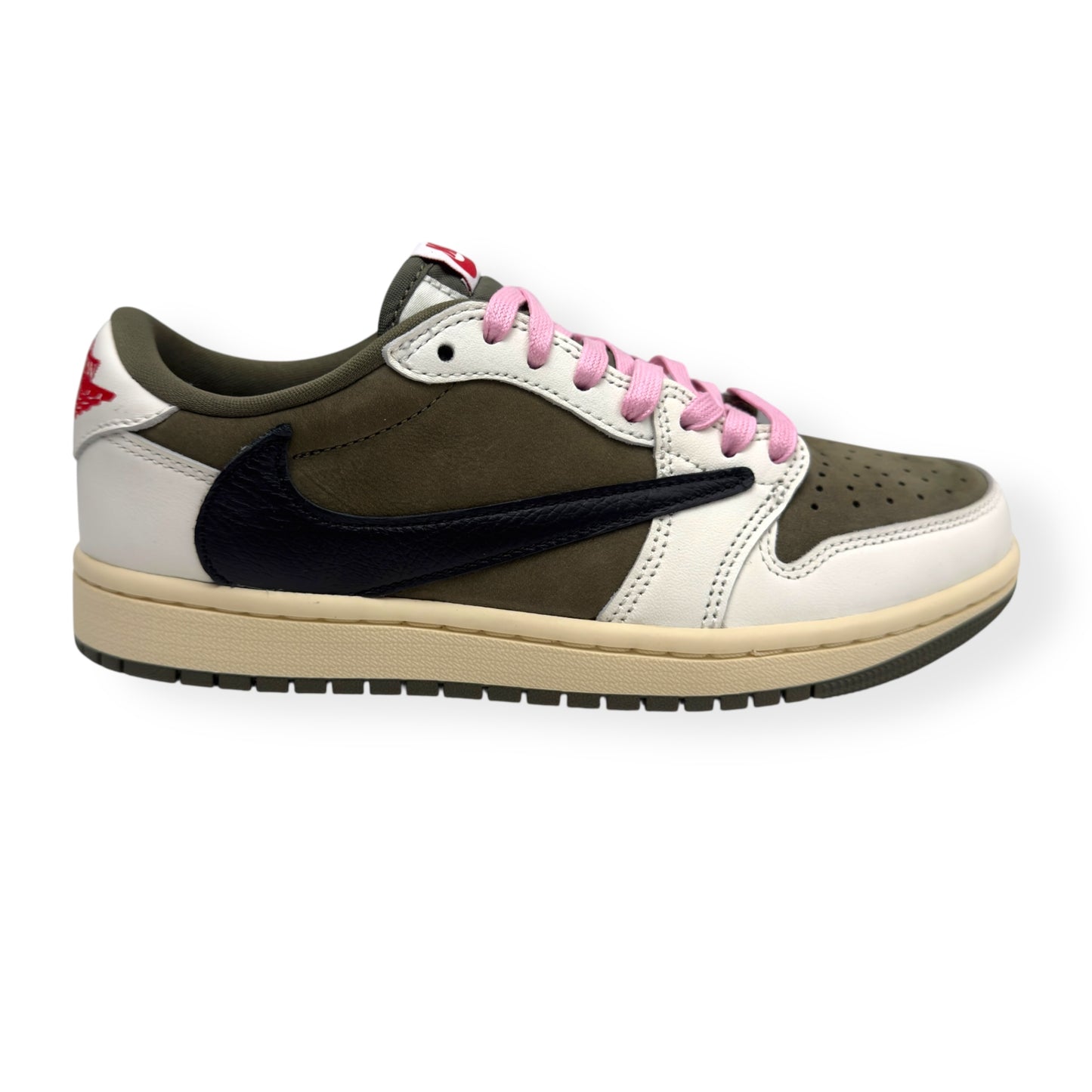 NIKE X TRAVIS SCOTT AIR JORDAN 1 LOW OG SNEAKER MEDIUM OLIVE UK5