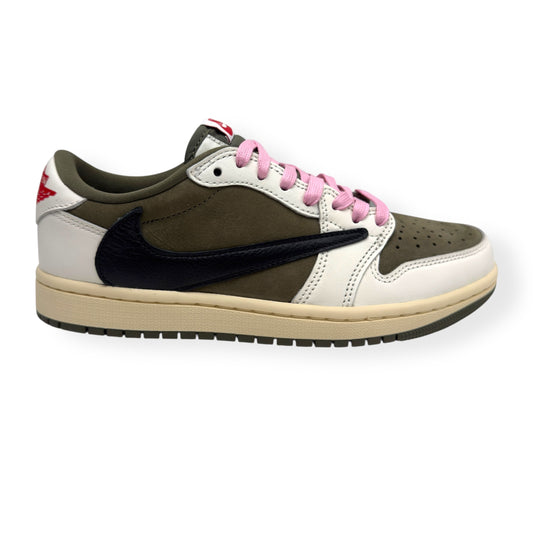 NIKE X TRAVIS SCOTT AIR JORDAN 1 LOW OG SNEAKER MEDIUM OLIVE UK5