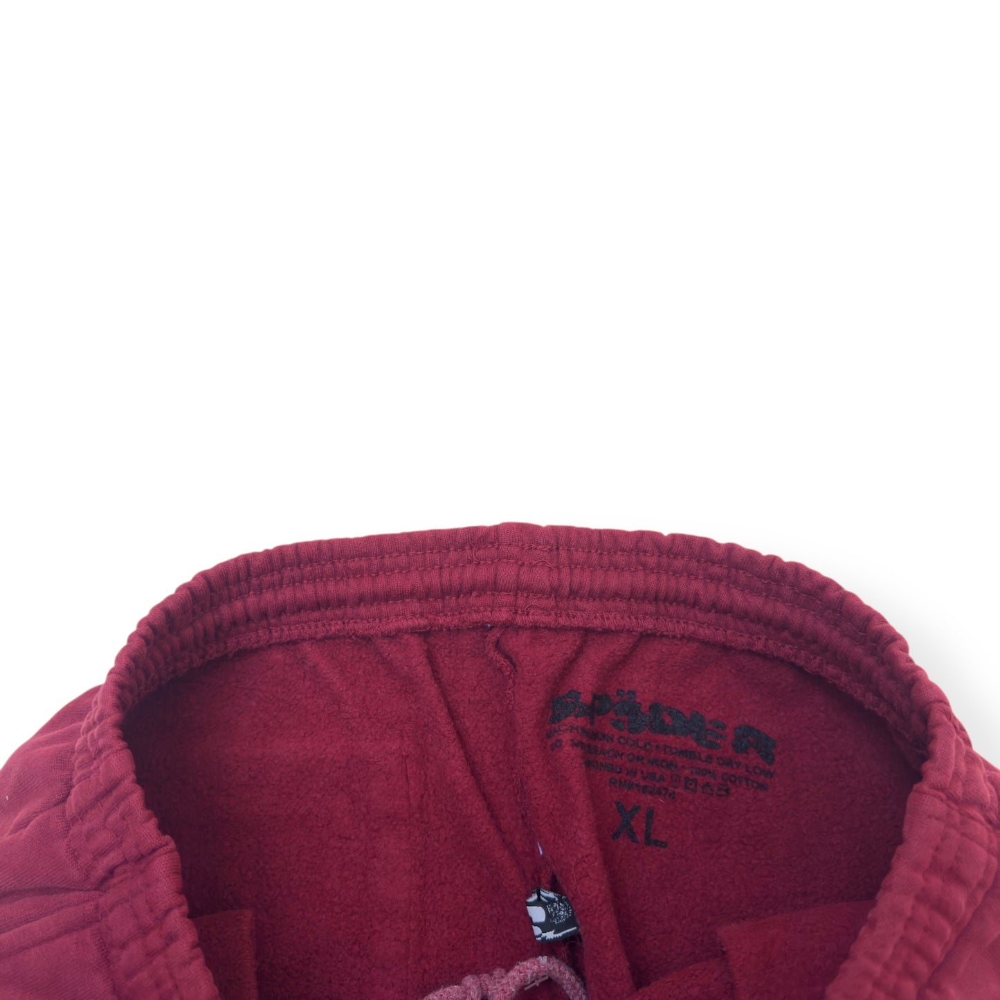 SP5DER SP5 SWEATPANTS MAROON XL