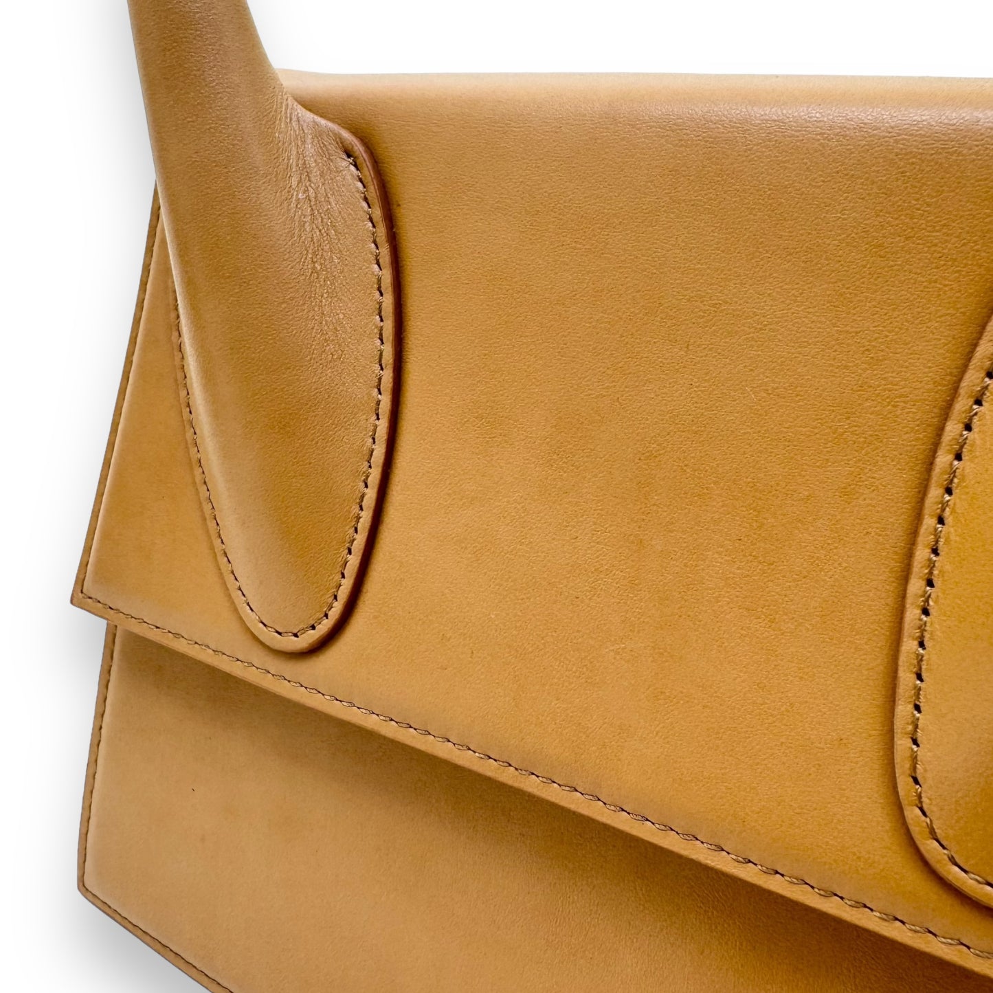 JACQUEMUS LE GRAND CHIQUITO LEATHER BAG TAN