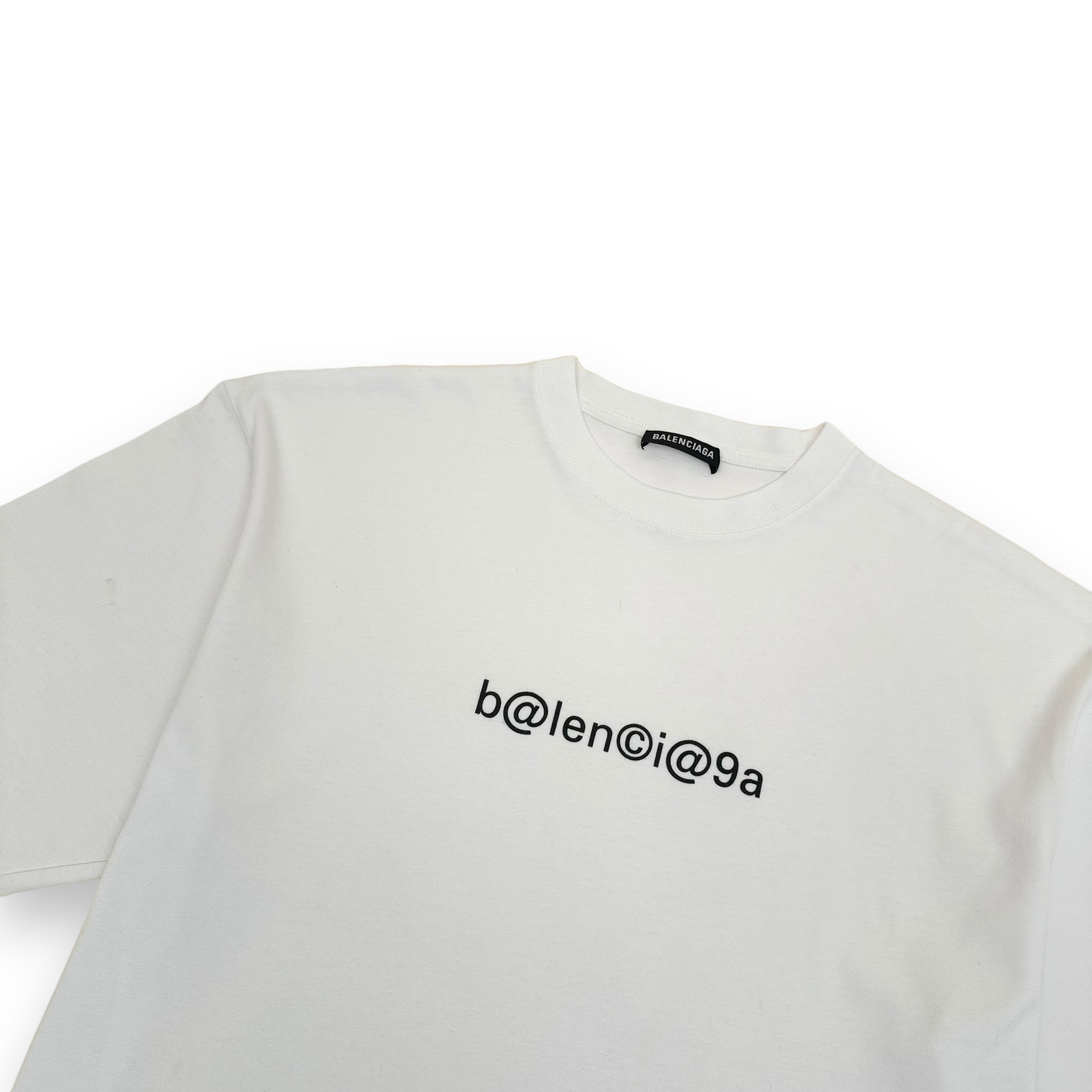 BALENCIAGA SYMBOLIC LOGO T-SHIRT WHITE M
