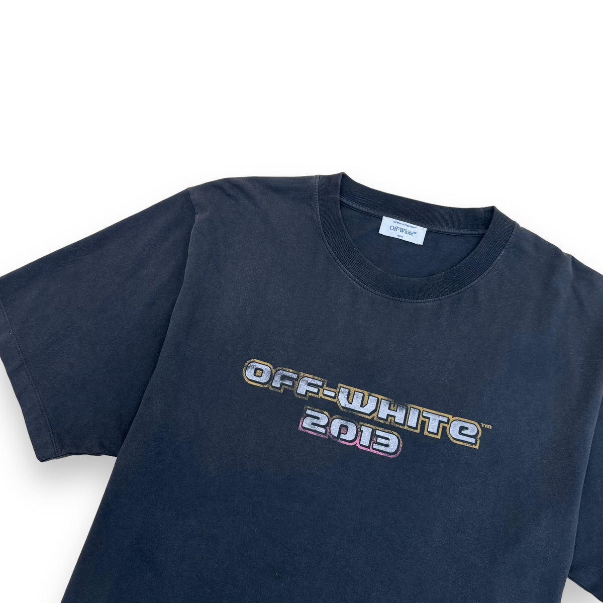 OFF-WHITE BACCHUS SLIM SHORT SLEEVE T-SHIRT GREY XXXL
