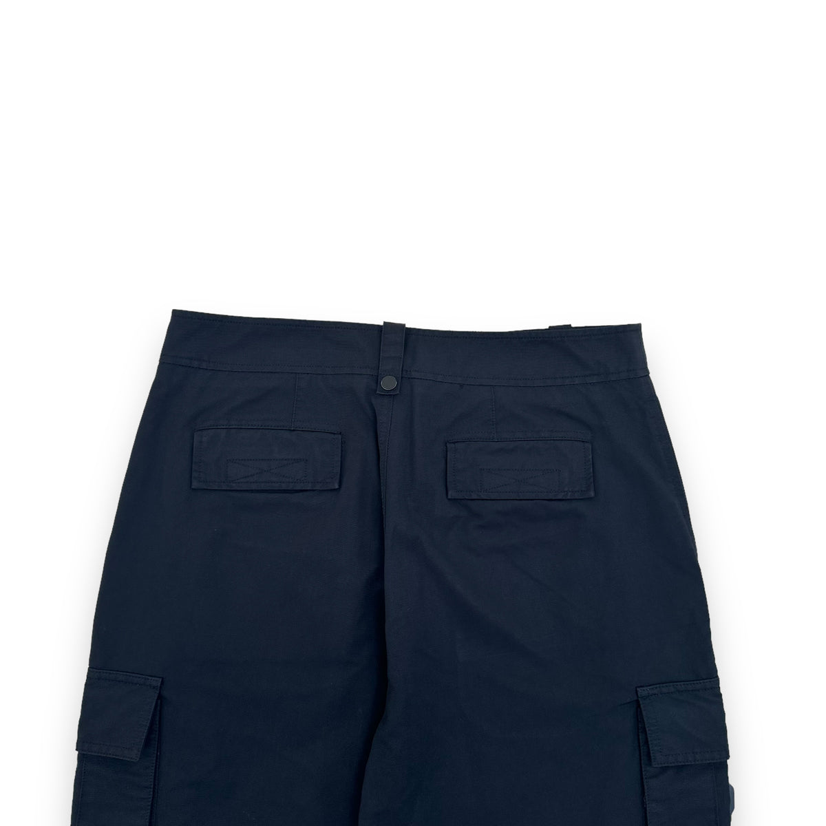 DIOR BUCKLE DETAILED CARGO TROUSERS BLACK L