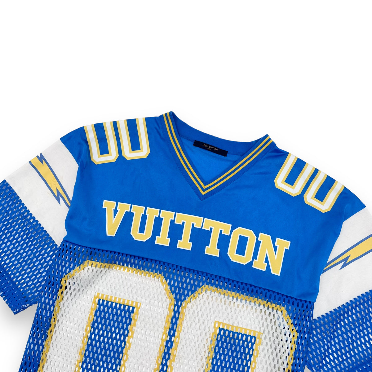 LOUIS VUITTON SPORT JERSEY WITH PATCH SHIRT BLUE L