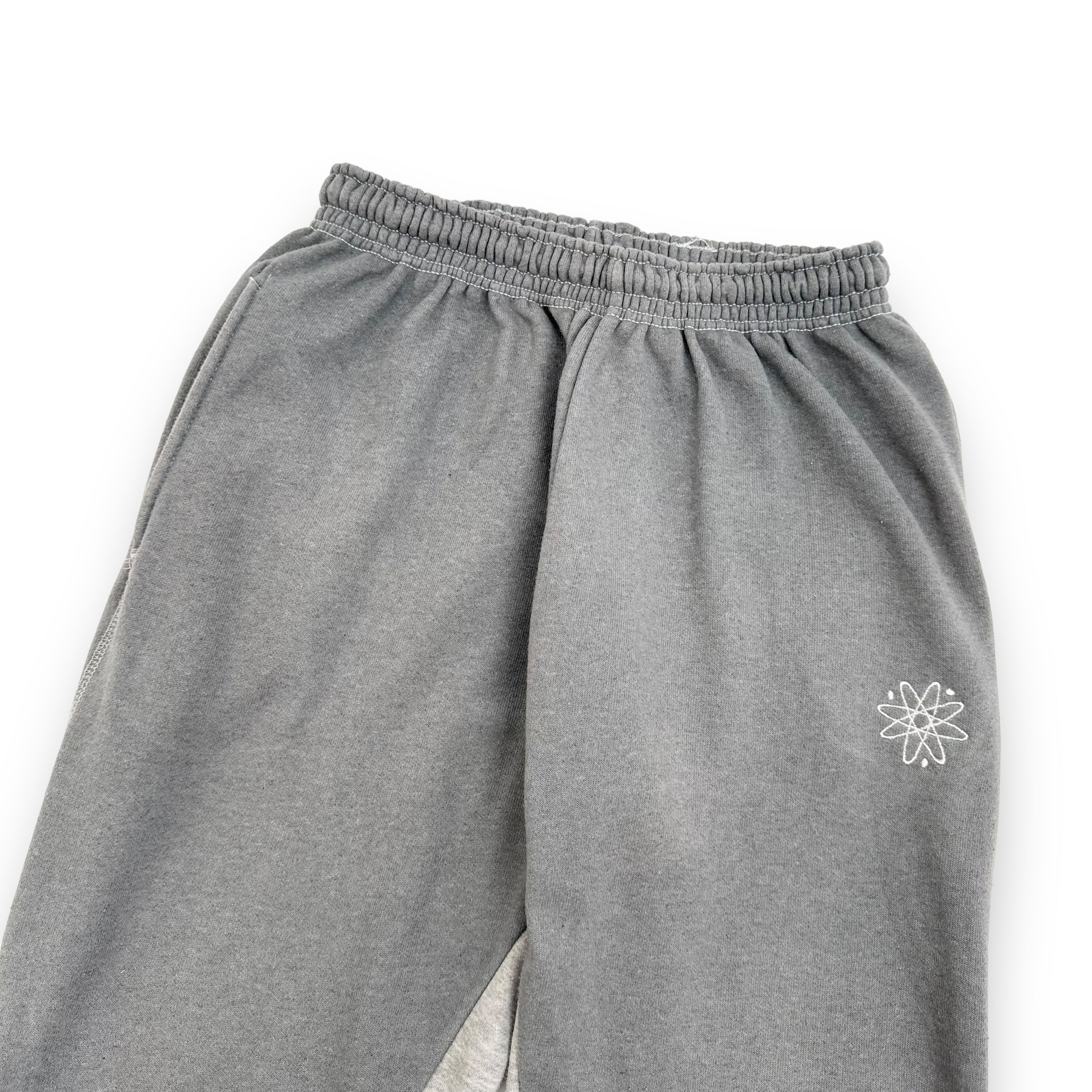 JEANIUS BAR ATELIER FLARED SWEATPANTS GREY L