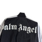 PALM ANGELS LOGO PRINT TRACK JACKET BLACK / WHITE M