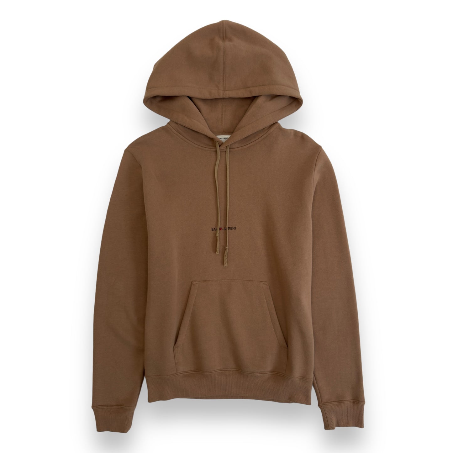 SAINT LAURENT COTTON HOODIE BEIGE XS