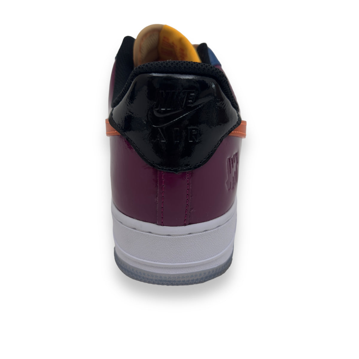 NIKE AIR FORCE 1 LOW X UNDEFEATED SNEAKER TOTAL ORANGE UK10.5