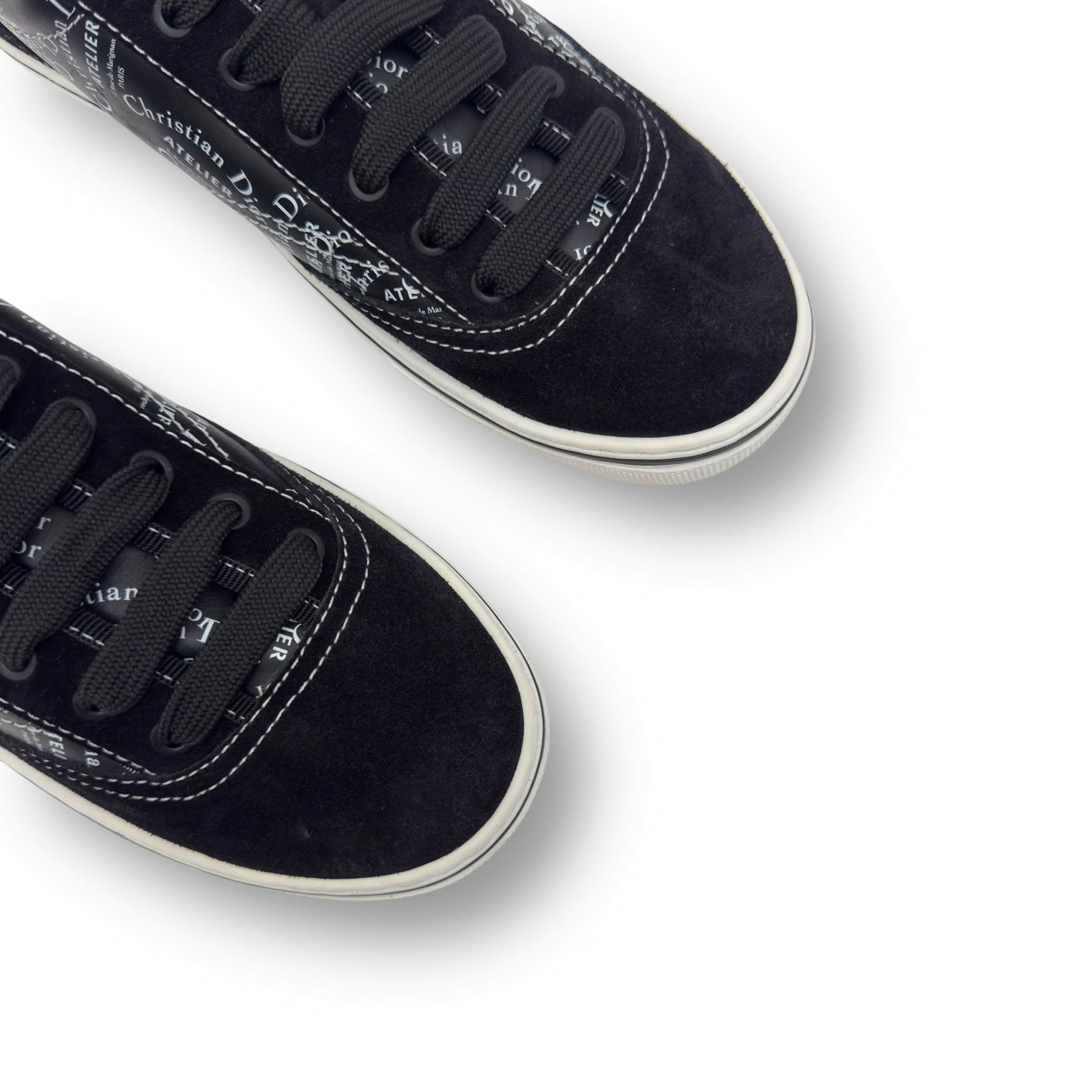 CHRISTIAN DIOR HOMME B11 ATELIER PRINT SNEAKER BLACK / WHITE EU42.5 / UK8.5