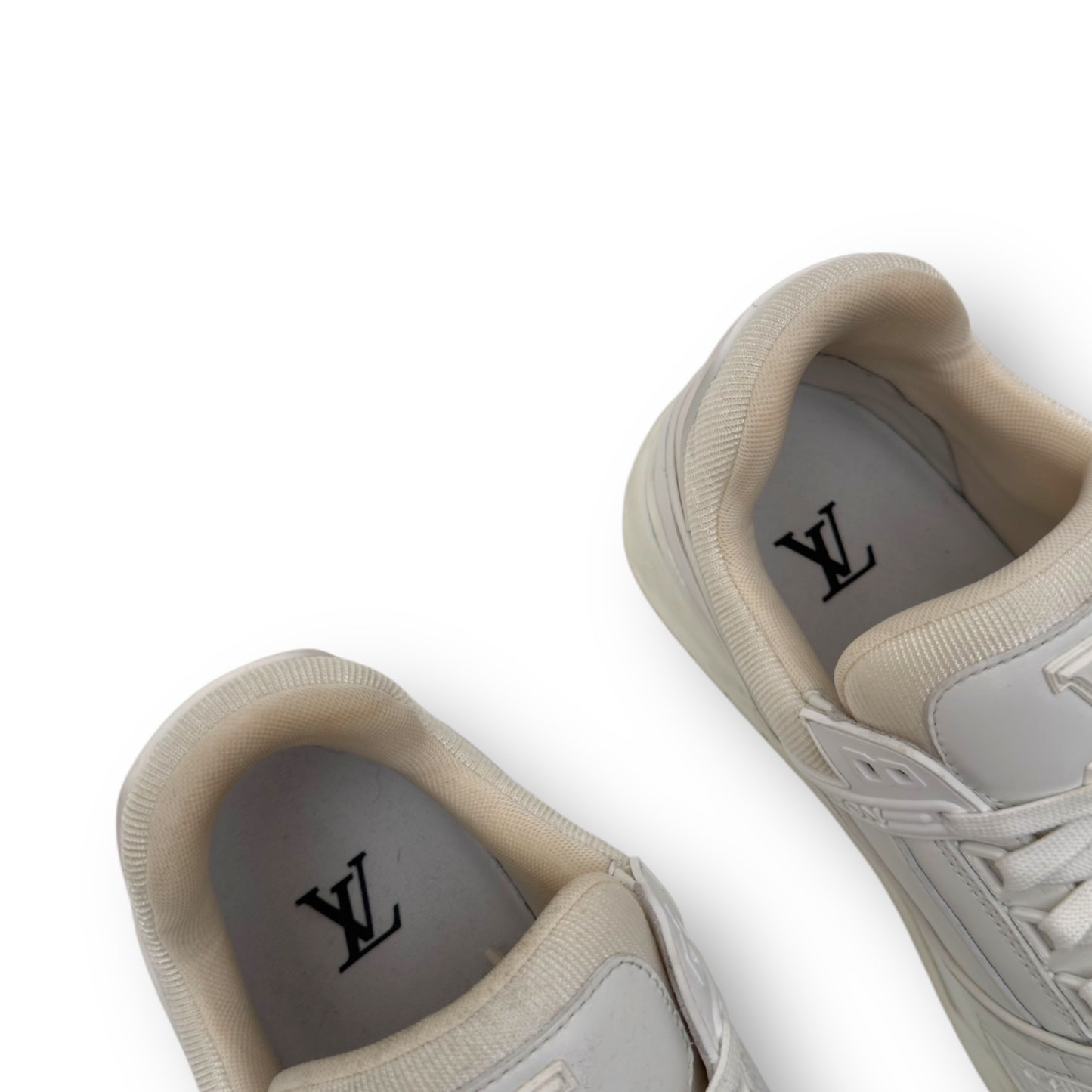 LOUIS VUITTON LV LEATHER SNEAKER WHITE UK7.5