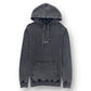 SAINT LAURENT ARCHIVE LOGO HOODIE WASHED GREY L