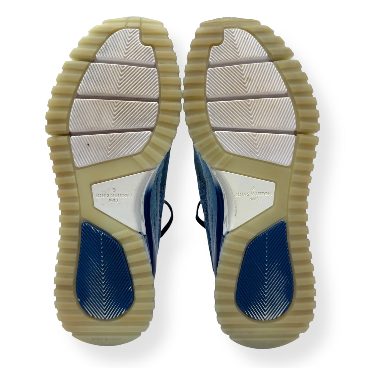 LOUIS VUITTON V.N.R SNEAKER BLUE / WHITE UK8.5