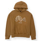 PALM ANGELS BEAR HOODIE BEIGE / BROWN L