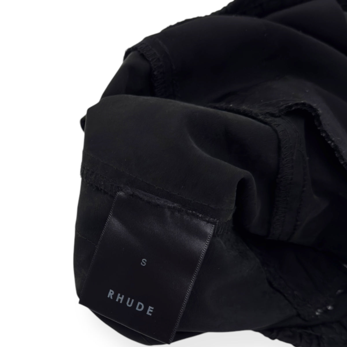 RHUDE CUPRO CARGO PANTS BLACK S