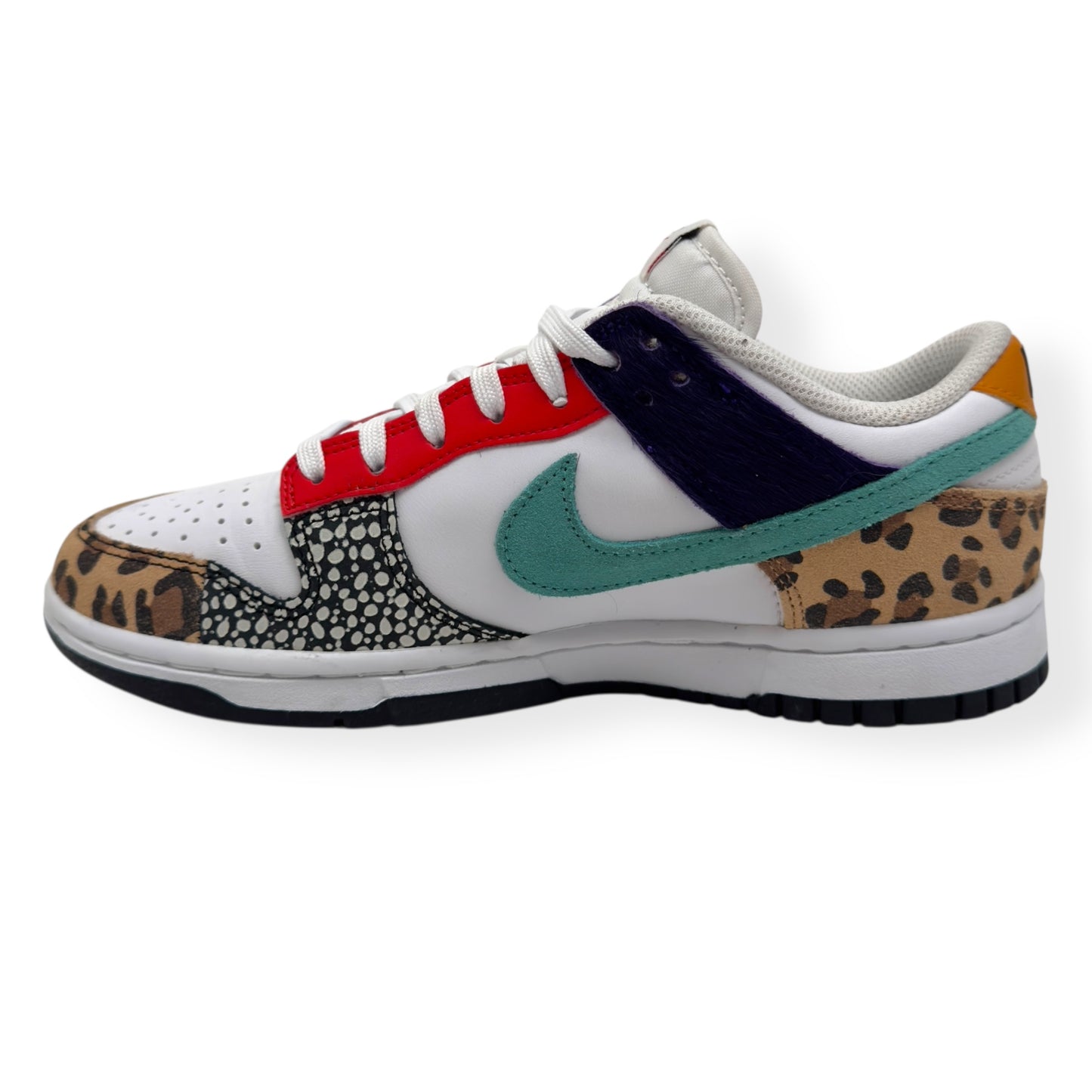 NIKE DUNK LOW TOP SNEAKER SAFARI MIX UK4.5