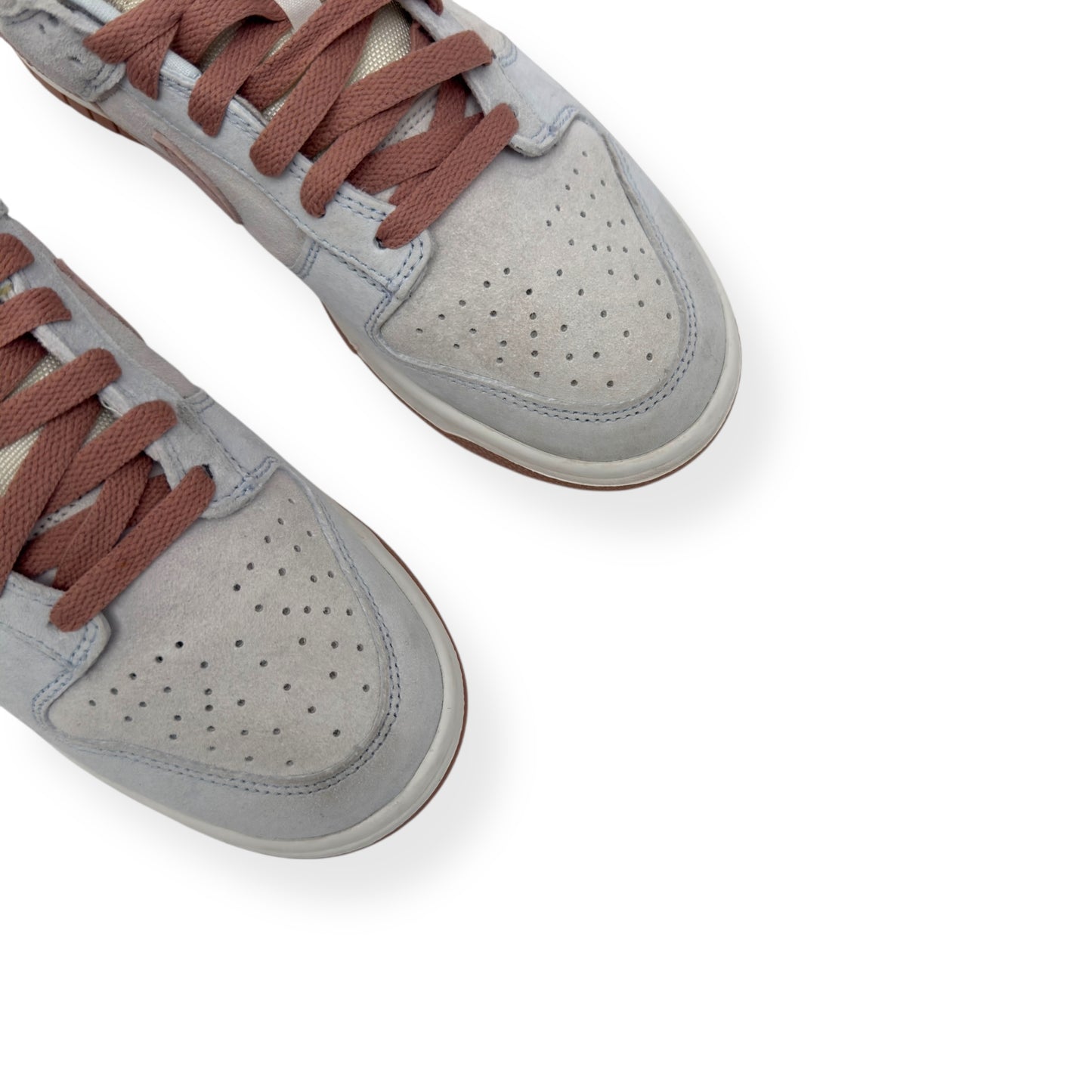 NIKE DUNK LOW TOP SNEAKER FOSSIL ROSE UK7