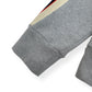 GUCCI TAPE LOGO HOODIE GREY / RED M
