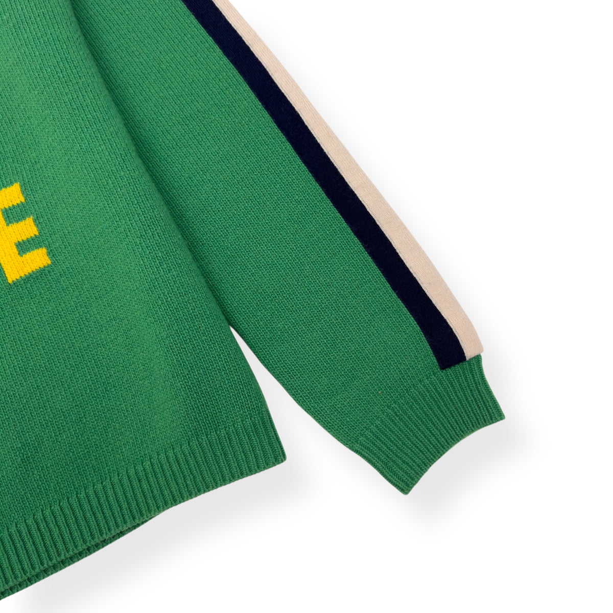 GUCCI ‘BLIND FOR LOVE’ SNAKE SWEATER GREEN / YELLOW / RED L