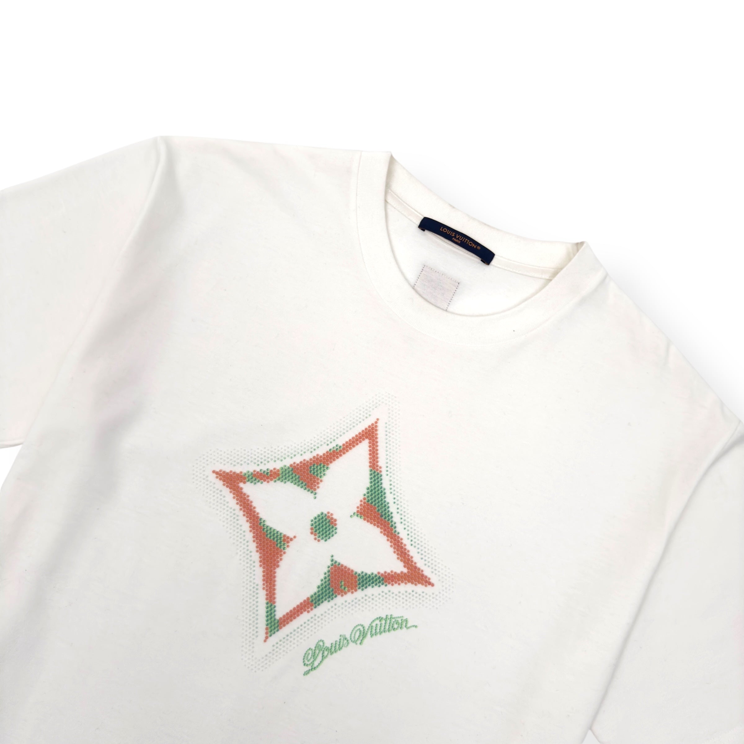 LOUIS VUITTON MONOGRAM FLOWER 3D GRADIENT PRINT T-SHIRT XL
