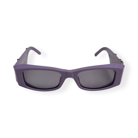 PALM ANGELS RECTANGULAR SUNGLASSES LILAC