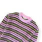 MARNI MOHAIR LONG SLEEVE SWEATER PINK / GREEN 52 / XL