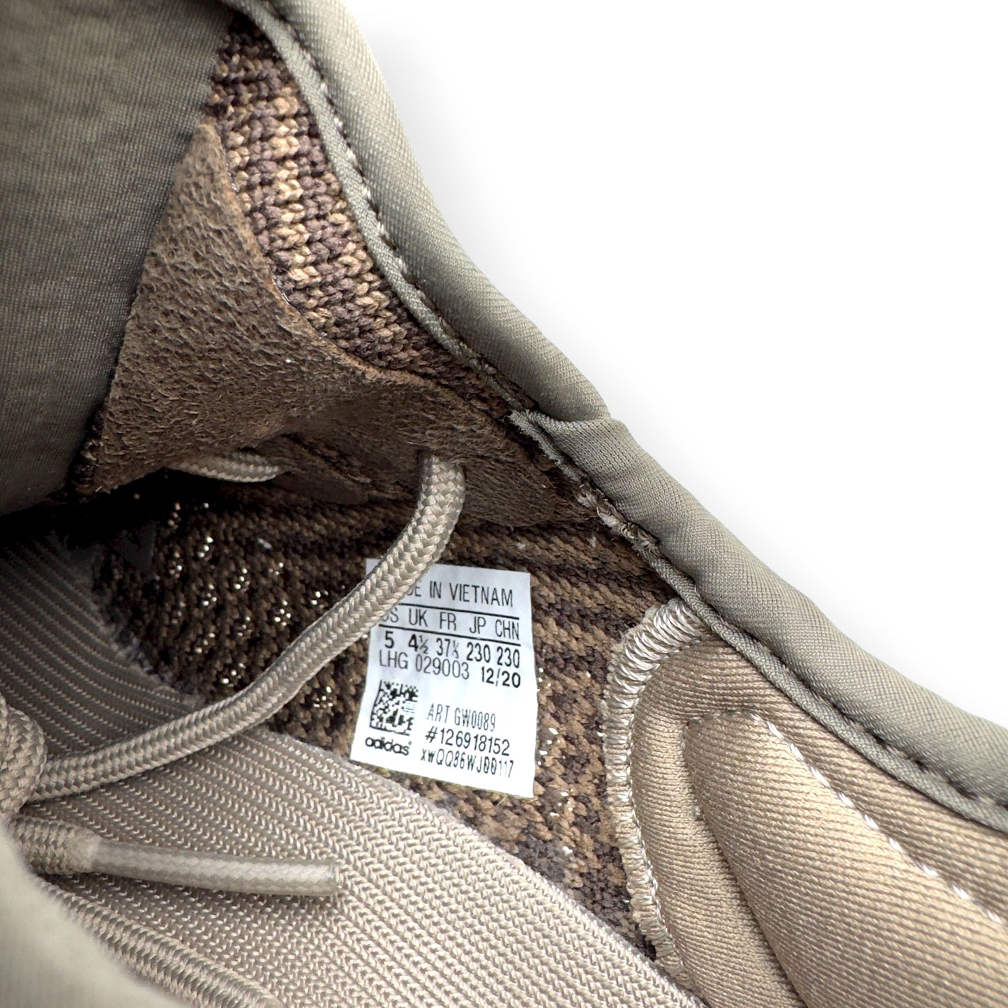 YEEZY BOOST 350 V2 SNEAKER ASH STONE UK4.5