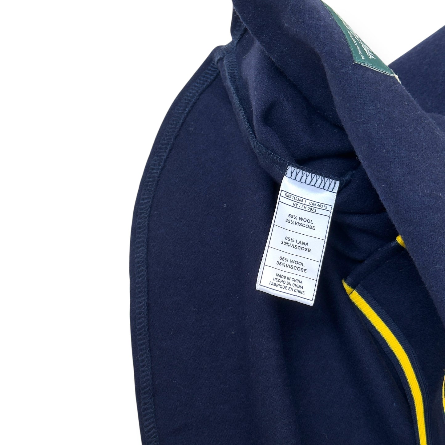 AIMÈ LEON DORE X MITCHELL & NESS TEAM BASEBALL JERSEY NAVY / YELLOW XL