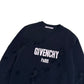 GIVENCHY DISTRESSED CREWNECK SWEATSHIRT BLACK XS