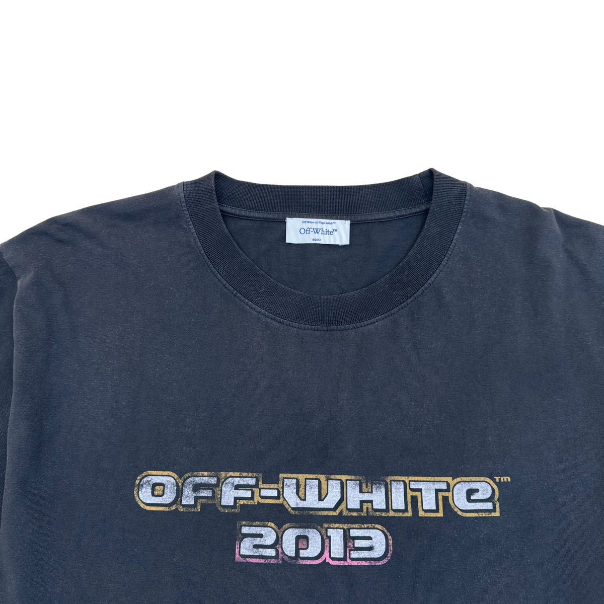 OFF-WHITE BACCHUS SLIM SHORT SLEEVE T-SHIRT GREY XXXL