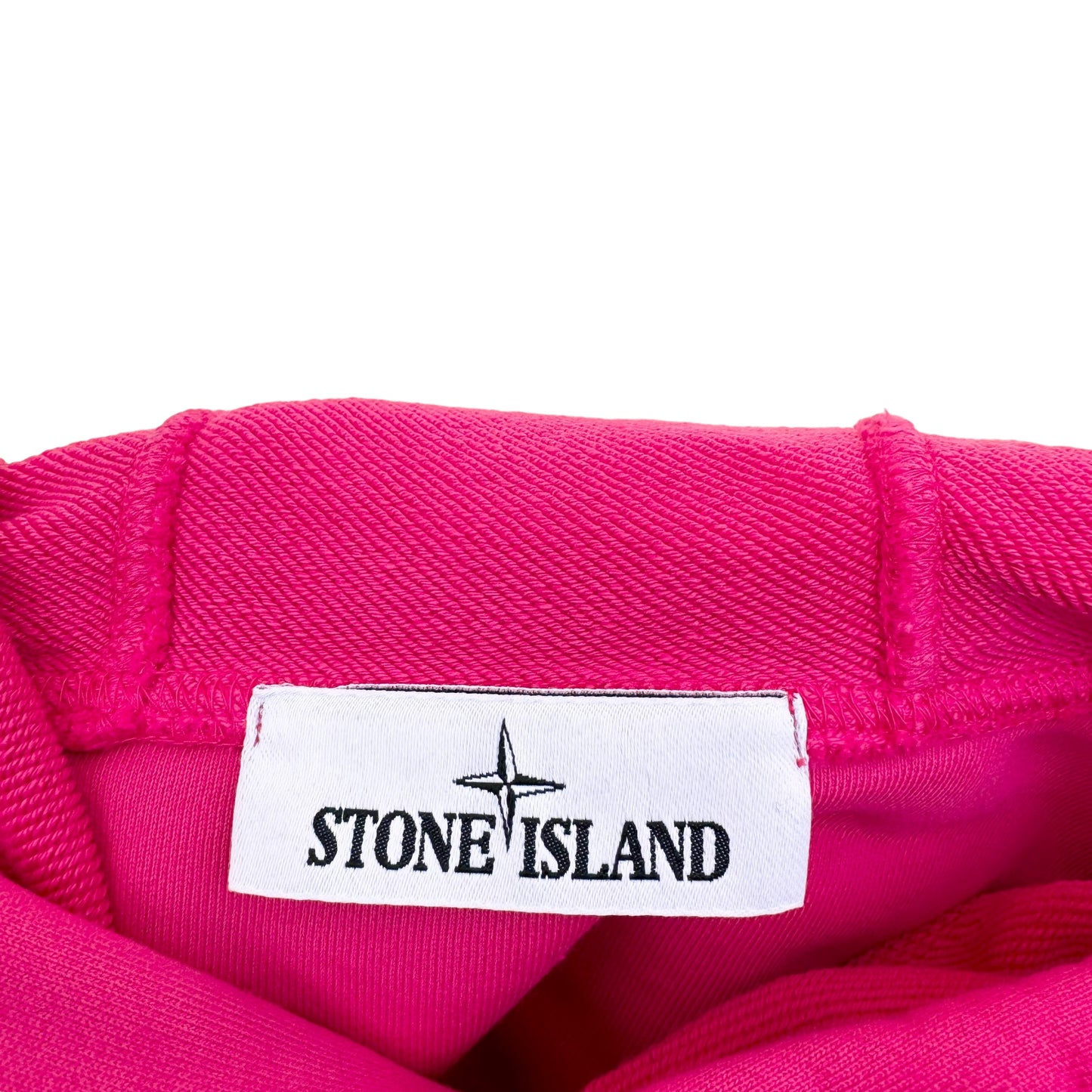 STONE ISLAND GARMENT-DYED HOODIE FUCHSIA PINK XL