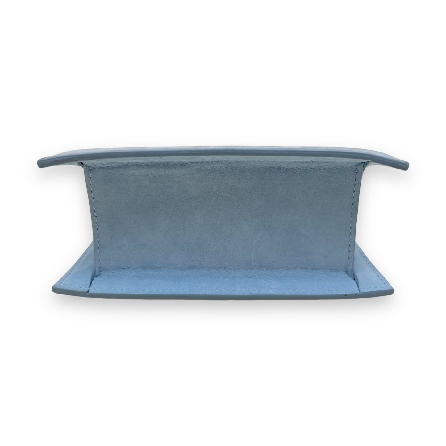 JACQUEMUS LE CHIQUITO MOYEN SUEDE BAG BABY BLUE