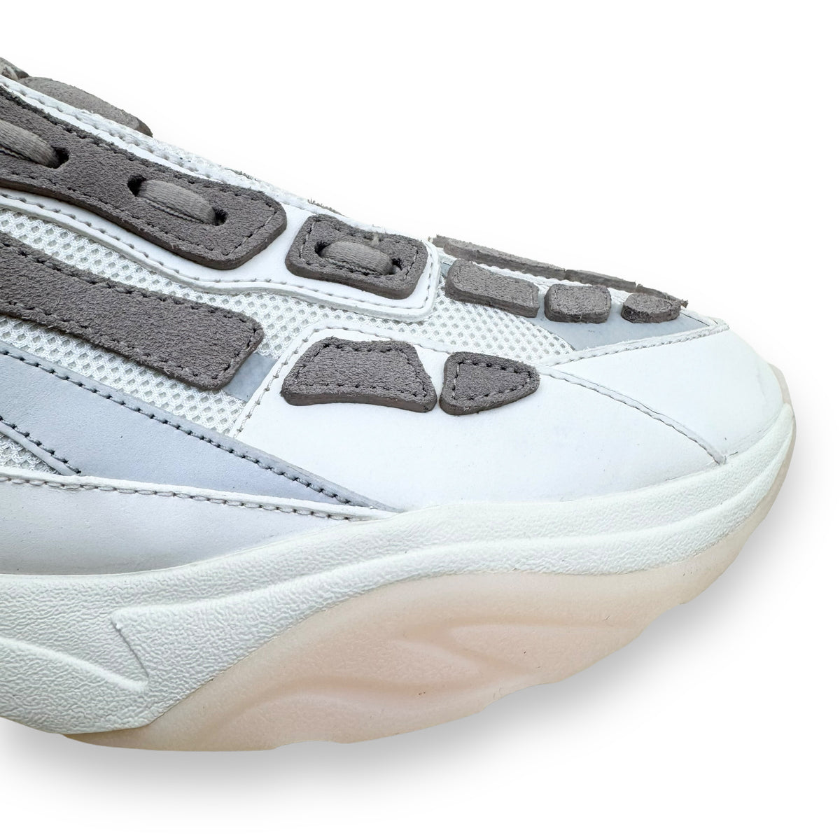 AMIRI BONE RUNNER SNEAKER OFF-WHITE / GREY UK10
