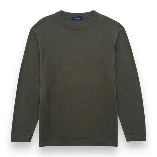 THOM SWEENEY COTTON LONG SLEEVE T-SHIRT GREEN M