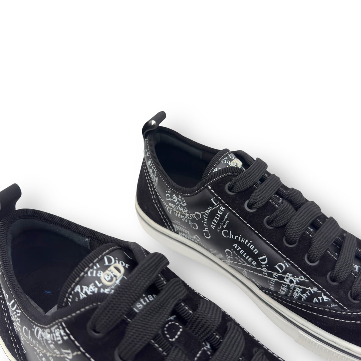 CHRISTIAN DIOR HOMME B11 ATELIER PRINT SNEAKER BLACK / WHITE EU42.5 / UK8.5