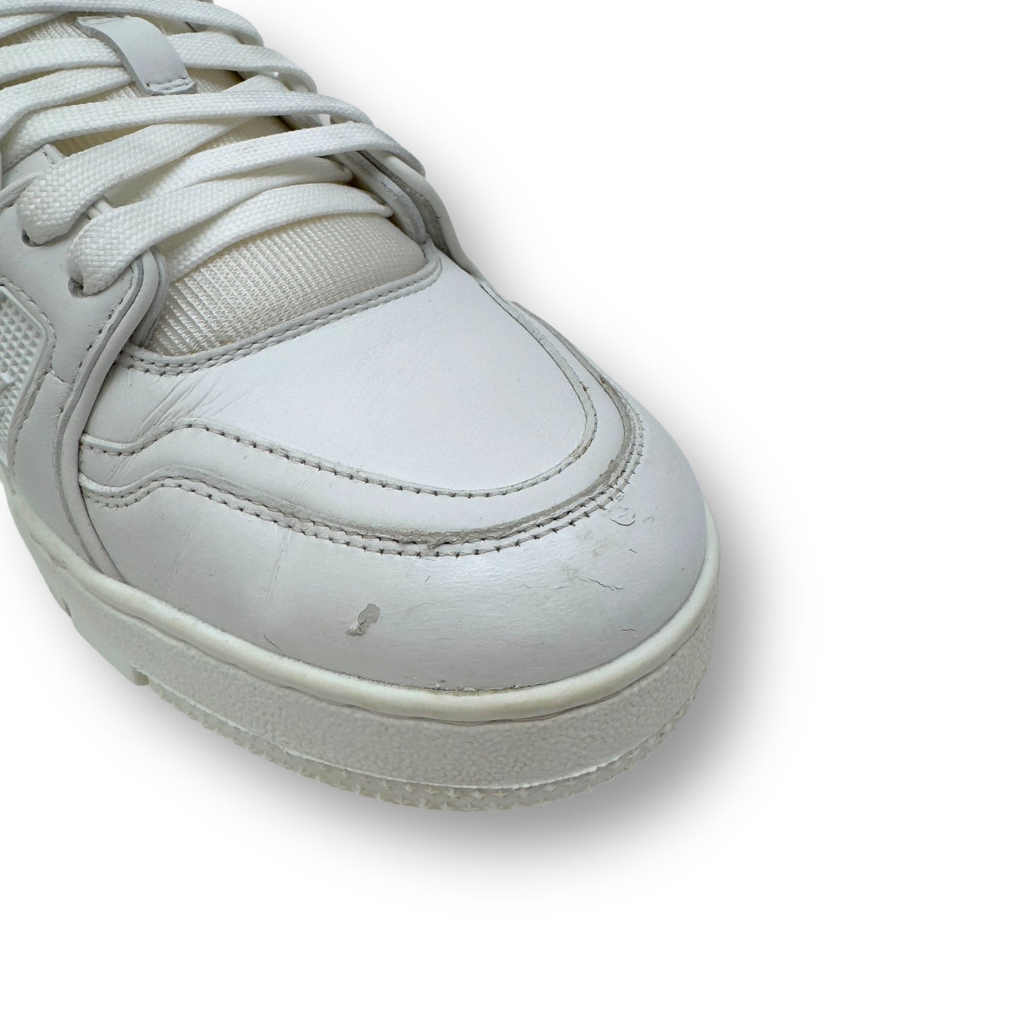 LOUIS VUITTON LV LEATHER SNEAKER WHITE UK7.5