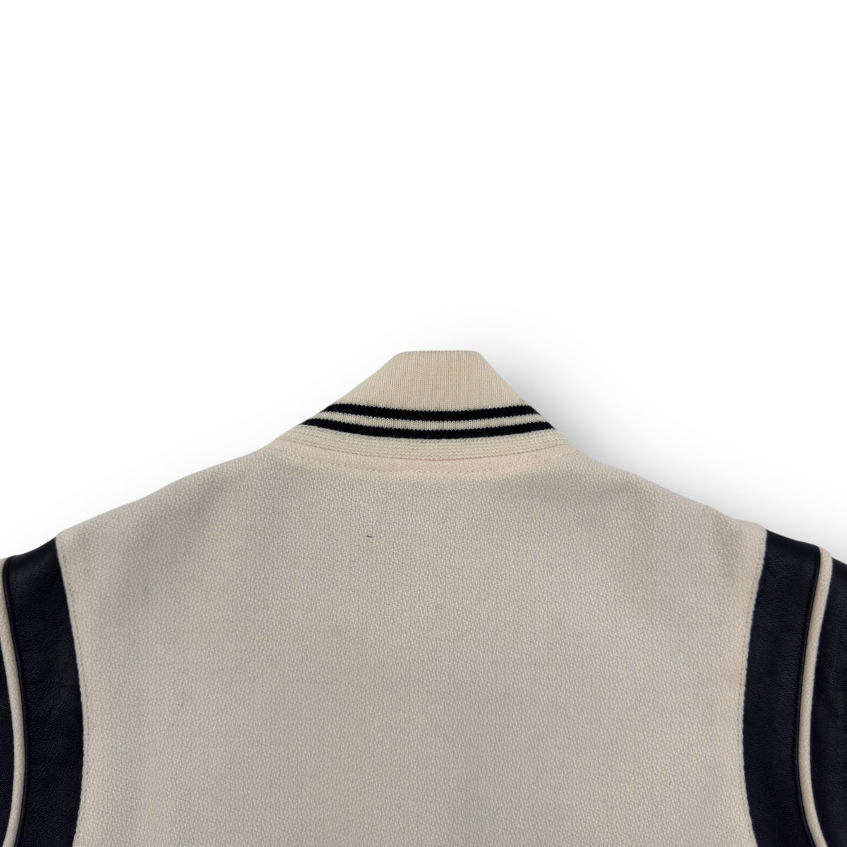 SAINT LAURENT CLASSIC TEDDY JACKET NATURAL / BLACK 50 / L