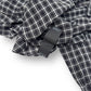 SAINT LAURENT CHECKED SHIRT BLACK / WHITE M