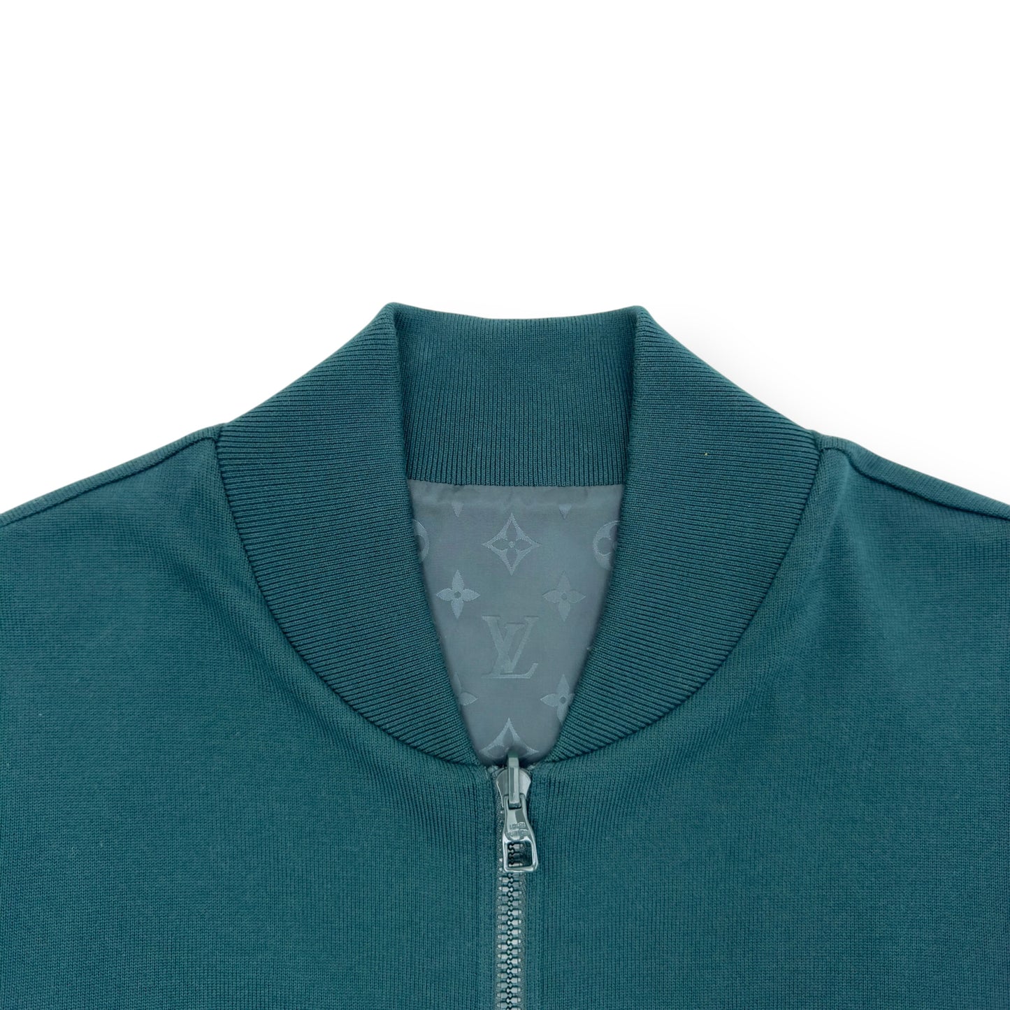 LOUIS VUITTON MONOGRAM REVERSIBLE COTTON BOMBER JACKET PINE GREEN XXL