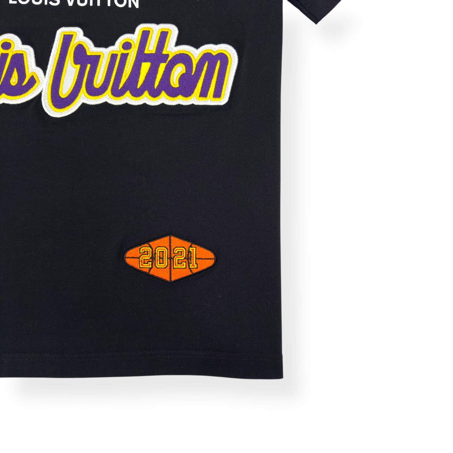 LOUIS VUITTON NBA MULTI-LOGO T-SHIRT BLACK M