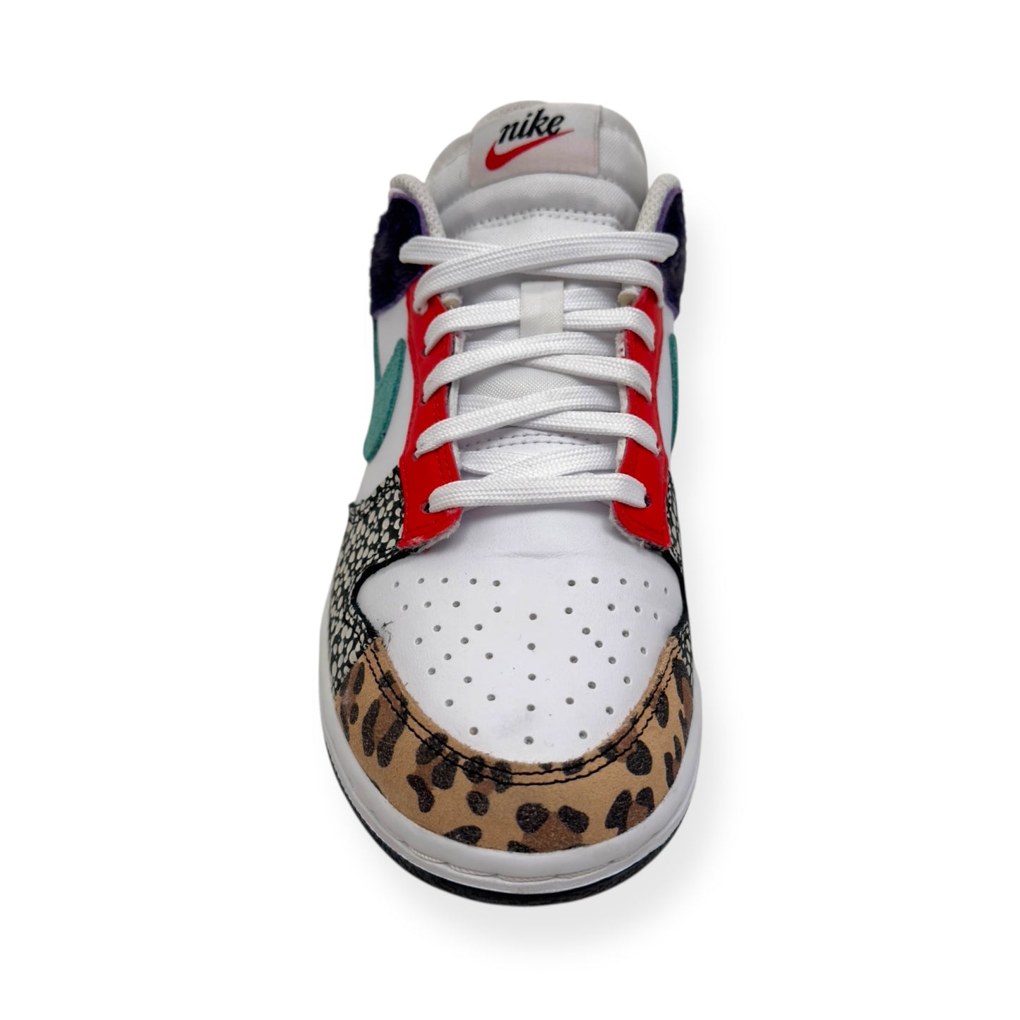 NIKE DUNK LOW TOP SNEAKER SAFARI MIX UK4.5