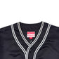 SUPREME MITCHELL & NESS SATIN BASEBALL JERSEY BLACK / WHITE M