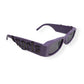 PALM ANGELS RECTANGULAR SUNGLASSES LILAC