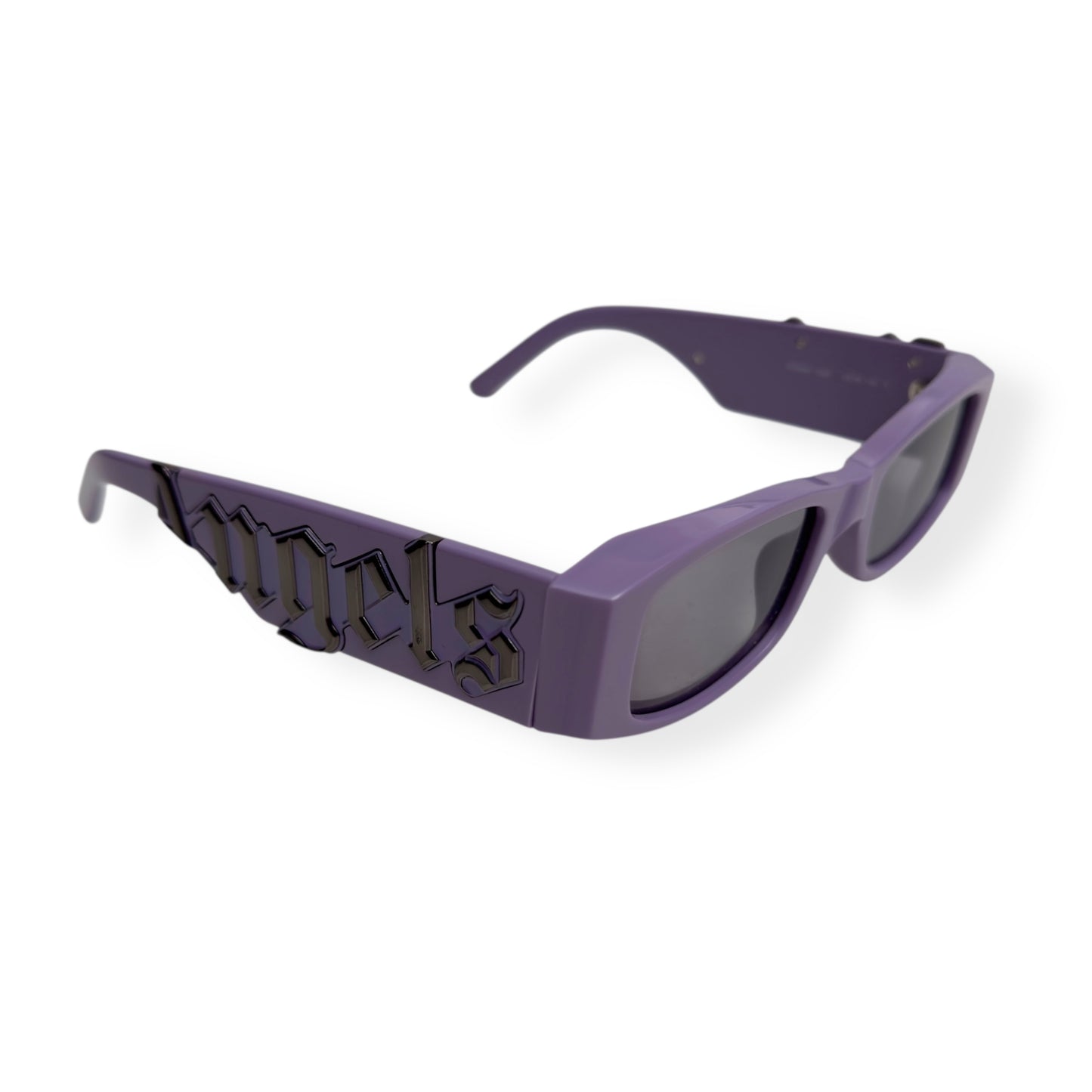 PALM ANGELS RECTANGULAR SUNGLASSES LILAC