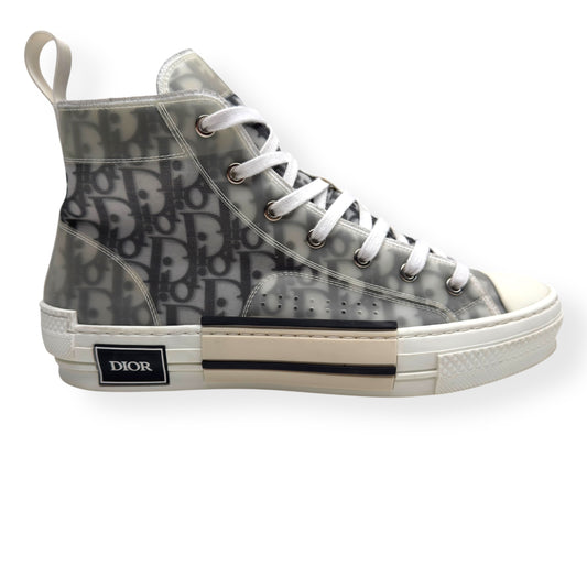 DIOR B23 HIGH TOP SNEAKERS BLACK / WHITE 42 / UK8